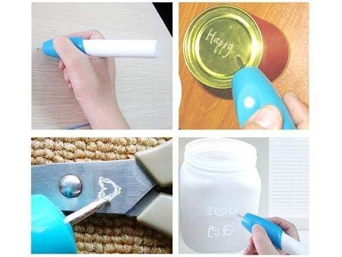 Precision Engraving Pen Battery-Operated Etching Tool for Metal, Wood, Glass & Plastic