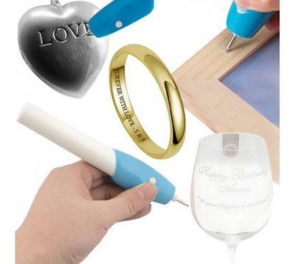 Precision Engraving Pen Battery-Operated Etching Tool for Metal, Wood, Glass & Plastic