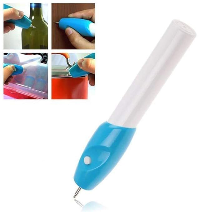Precision Engraving Pen Battery-Operated Etching Tool for Metal, Wood, Glass & Plastic