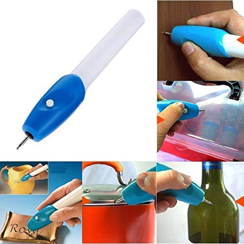 Precision Engraving Pen Battery-Operated Etching Tool for Metal, Wood, Glass & Plastic