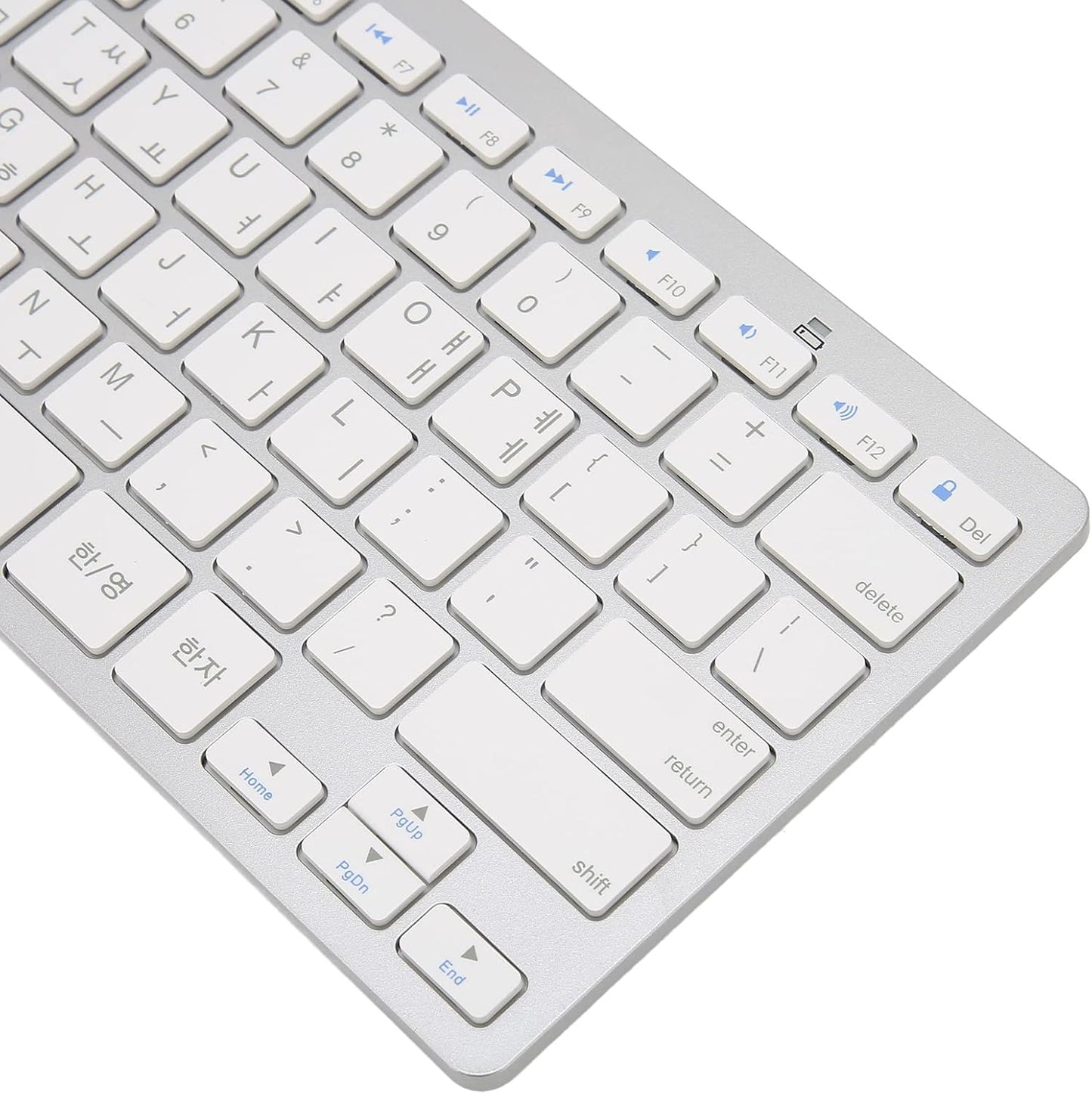 Portable Wireless Bluetooth Keyboard – Slim, Energy-Efficient & Compatible with Tablets, Phones & PCs