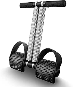 Pedal Resistance Band for Full Body Workout – Portable TPR Fitness Band with Handles & Foot Pedals