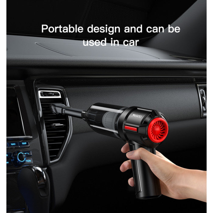 Cordless Handheld Vacuum – 4000Pa Suction, Rechargeable & Portable Cleaner with 2000mAh Battery