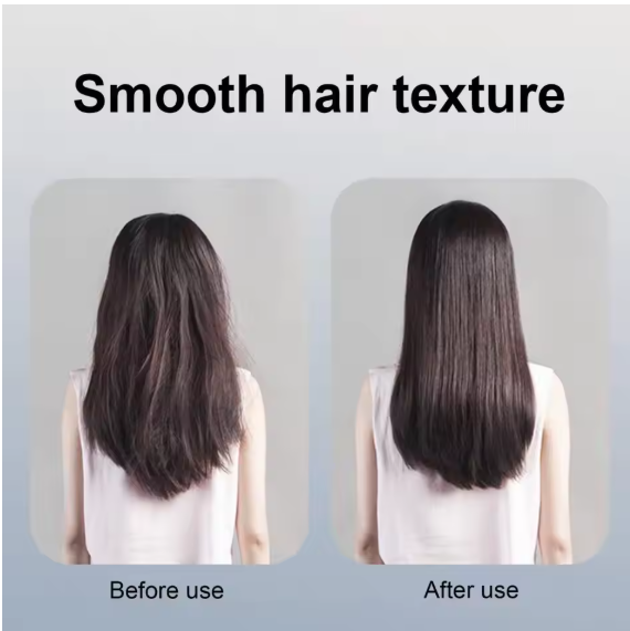 Wireless Hair Straightening Comb Cordless, Rechargeable & Portable Styling Tool with LCD Display