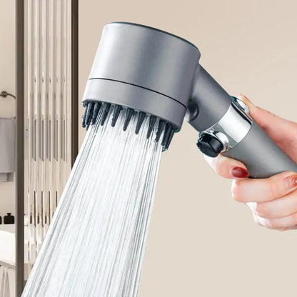 High Pressure Shower Head Hair Dryer Style with Adjustable Spray & Built-in Filter