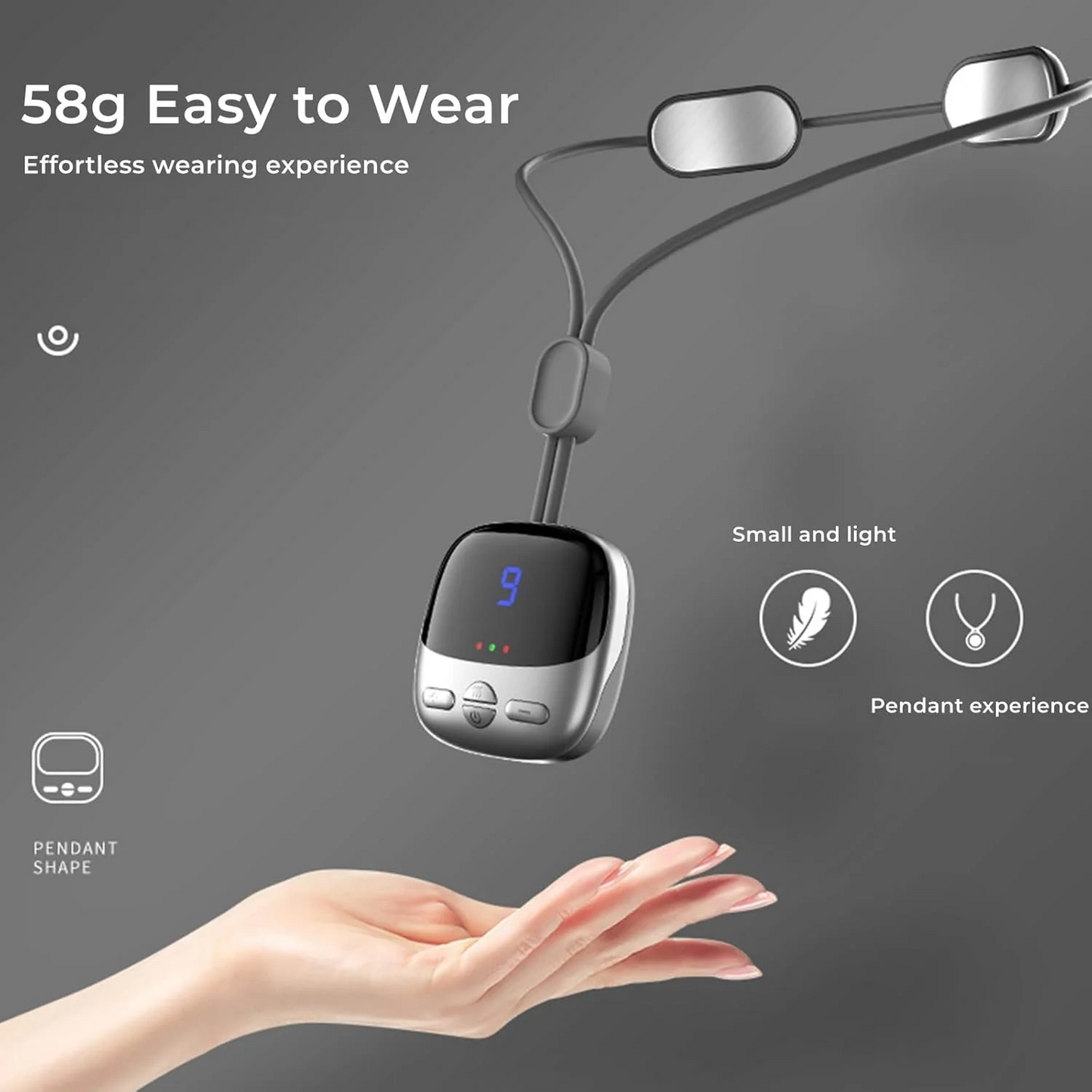 Portable Pendant Neck Massager