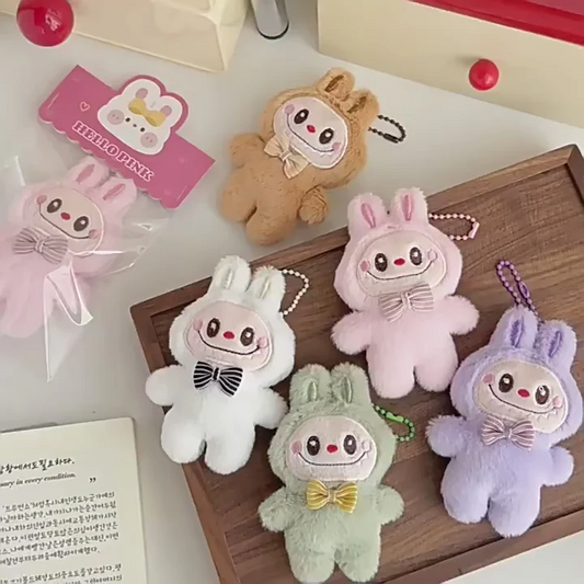 Labubu - Wireless Earbuds with Plush Keychain Set