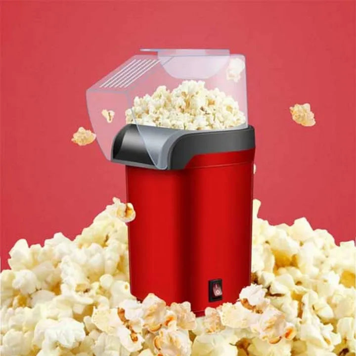 Electric Popcorn Popper Maker Machine for Home - Red