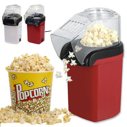 Electric Popcorn Popper Maker Machine for Home - Red