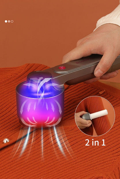 Lint Remover with 6-Blade Motor, 1 Gear Speed, 500mAh Battery, 45 Minutes Working Time, LED Indicator, 3W Power, 30mL Lint Container, Safety Protection, Travel-Friendly
